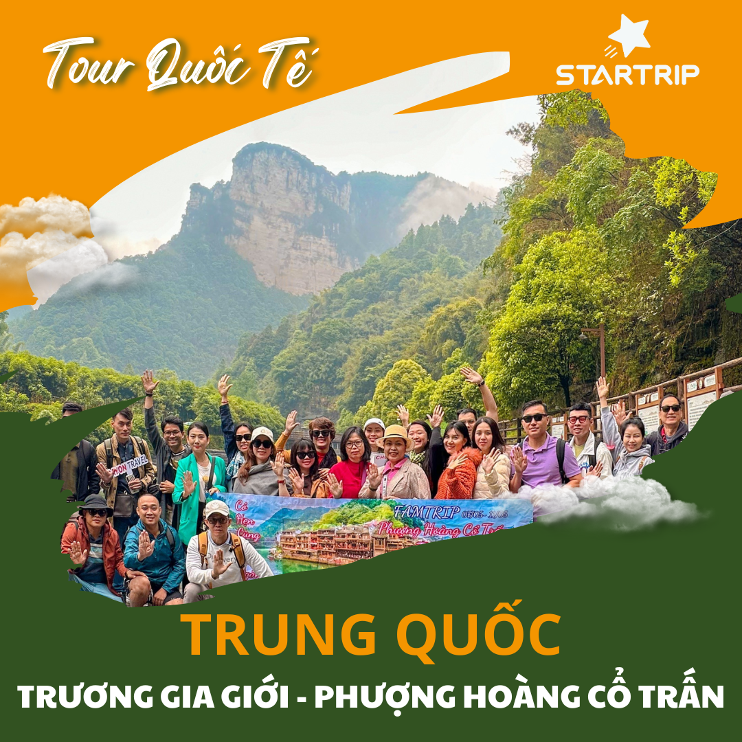 Tour Trung Quốc: Trương Gia Giới - Phượng Hoàng Cổ Trấn(5N4Đ )