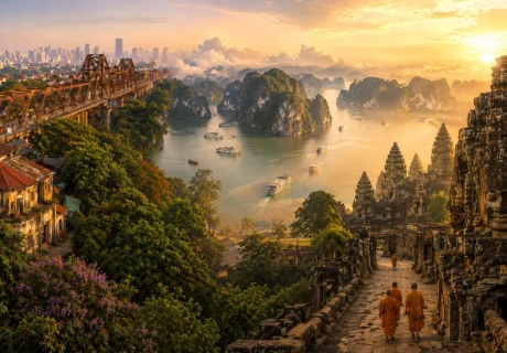 Tour Du Lịch Việt Nam – Campuchia 5N4Đ: Hà Nội – Hạ Long – Siem Reap Hành Trình Kết Nối