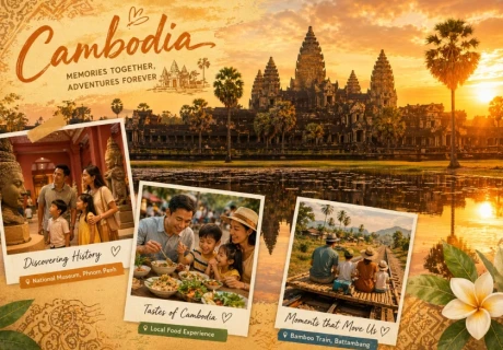 Du Lịch Cambodia Family 5N4Đ: Siem Reap – Phnom Penh – Battambang Du Lịch Cùng Gia Đình