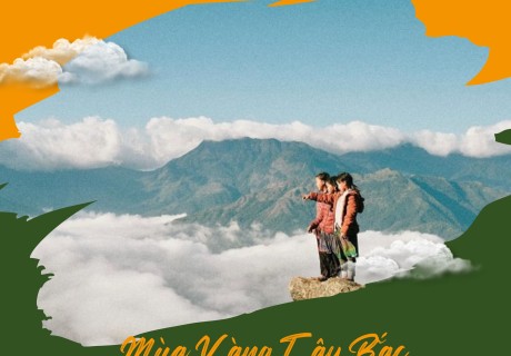 Săn mây trắng giữa mùa vàng Tây Bắc