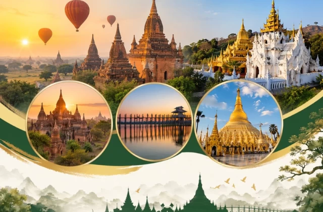 Tour Du Lịch Myanmar Nature 5N4Đ: khám phá Bagan, Mandalay, Yangon Hành Trình Cảnh Quan