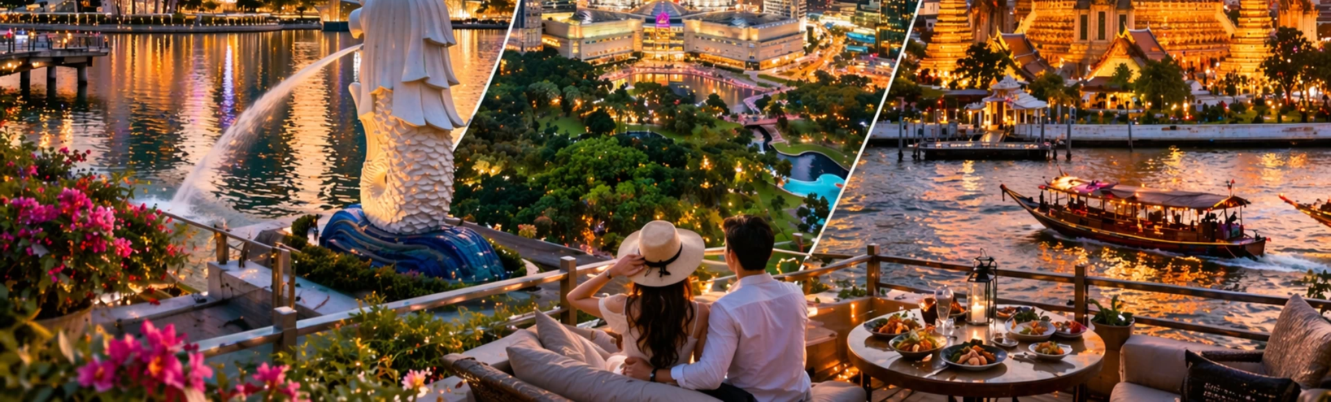 Tour Du Lịch Singapore – Malaysia – Thái Lan 5N4Đ: Singapore – Kuala Lumpur – Bangkok Hành Trình Kinh Điển
