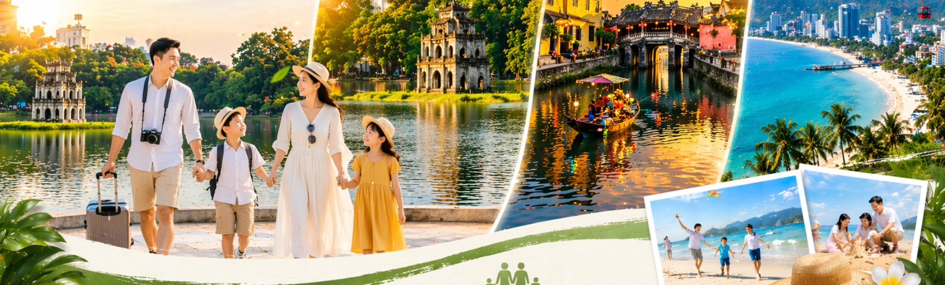 Du Lịch Việt Nam Family 5N4Đ: Hà Nội – Hội An – Nha Trang Trải Nghiệm Gia Đình