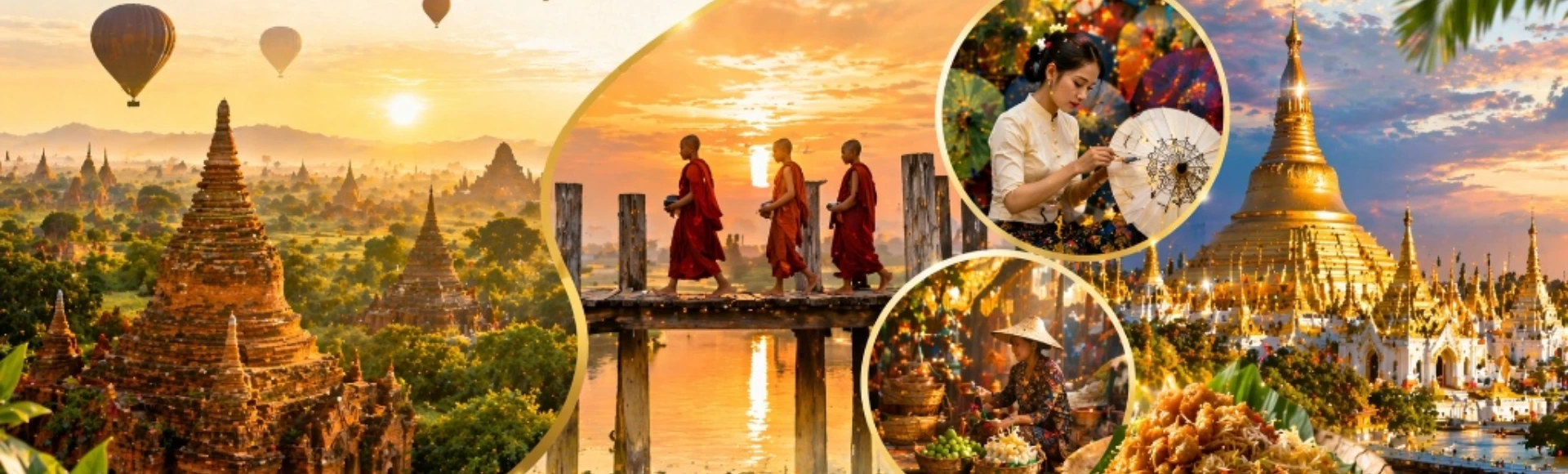 Tour Du Lịch Myanmar Nature 5N4Đ: khám phá Bagan, Mandalay, Yangon Hành Trình Cảnh Quan